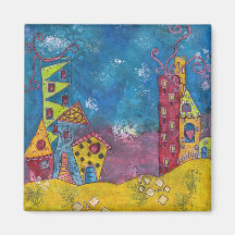 Funky City #1 Magnet