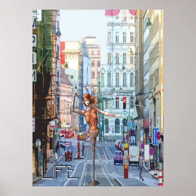Funky City Life Poster (Vorne)