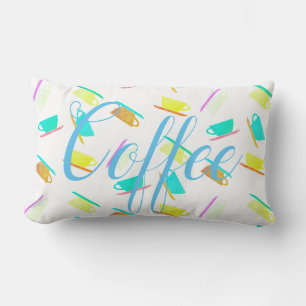 Funky Coffee Tasse Cup Muster Kissen Kissen Kissen