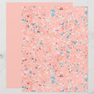 Funky Colorful Mosaic Art Scrapbook Paper