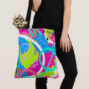Funky Colorful Pop Art Tasche
