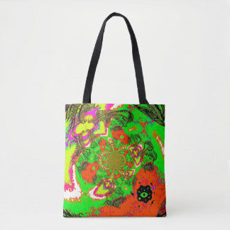 Funky Colorful Spiral Tasche