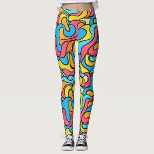Funky Colors Abstrakt Leggings