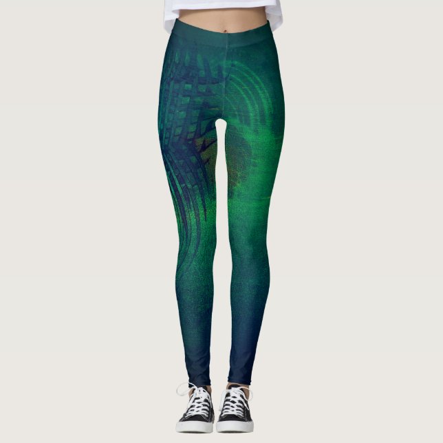 Funky Cool Seahawk  Leggings (Vorderseite)