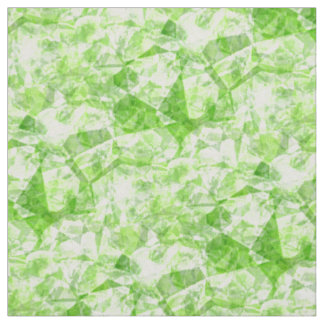 Funky Cooles modernes Polygon-Mosaikmuster Stoff