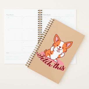 Funky Corgi Chien moyen Dog Extraire ceci