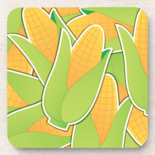 Funky corn getränkeuntersetzer