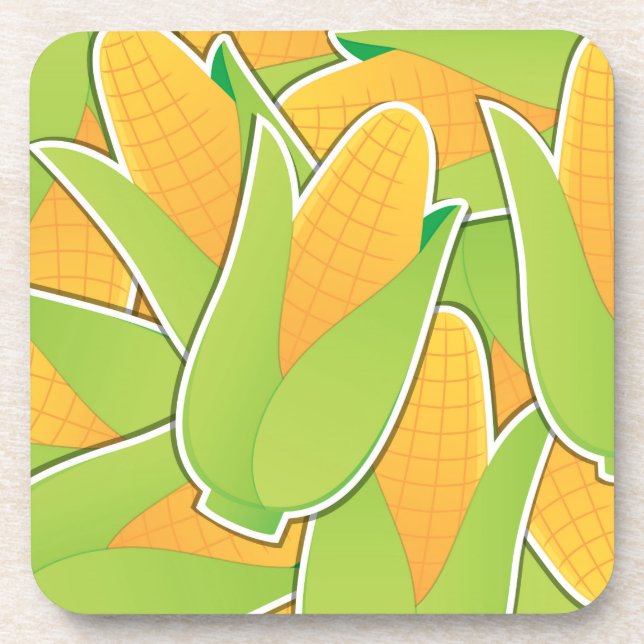 Funky corn getränkeuntersetzer (Vorderseite)