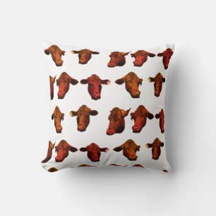 Funky Cows Heads Kissen Kissen Kissen werfen