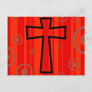 Funky Cross Postkarte