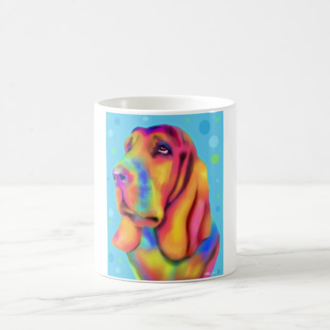 Funky Dachshund-Jagdhund-Tasse Kaffeetasse (Mittel)