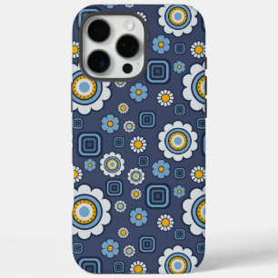 Funky Daisy ist in blau iPhone 16 Pro Max Hülle