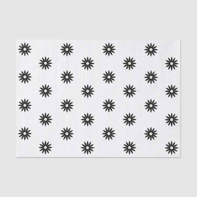 Funky Daisy Tissue Paper Seidenpapier (Vorderseite)