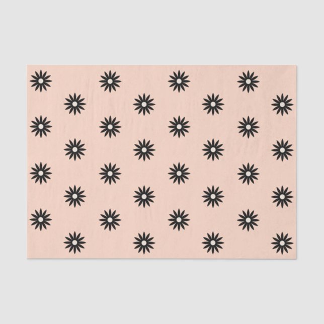 Funky Daisy Tissue Paper Seidenpapier (Vorderseite)
