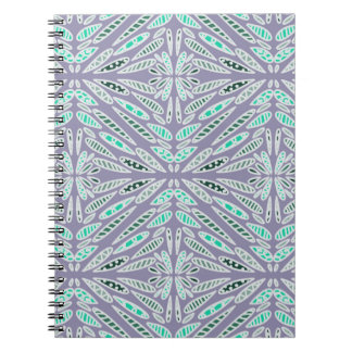 Funky Design Floral Geometric  Notizblock