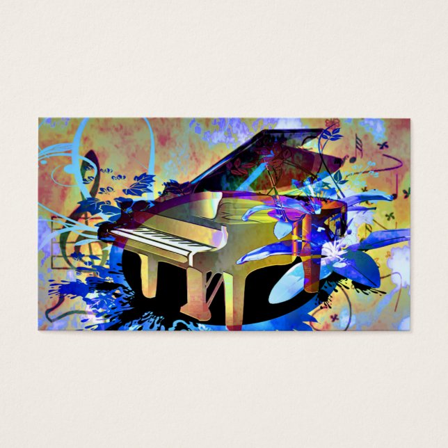 Funky Digitally Colored Piano (Vorderseite)