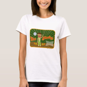 Funky Disco - anpassbarer Sockmonkey-Charakter T-Shirt