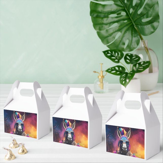 Funky Donkey Blue Glasses Geschenkschachtel (Zahlreiche)