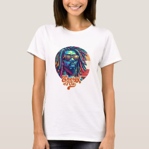 Funky Dreadlocks und Wirbel T-Shirt