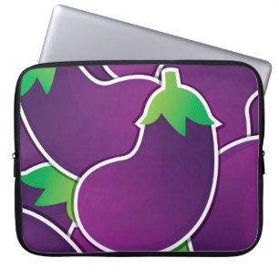 Funky eggplant laptopschutzhülle