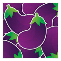 Funky eggplant