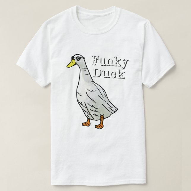 Funky Ente T-Shirt (Design vorne)