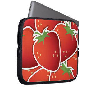 Funky Erdbeeren Laptopschutzhülle