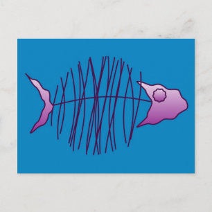 Funky Fish Postkarte