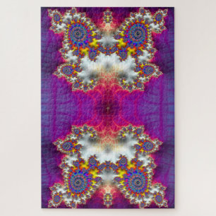 Funky Fractal Holographic Psychedelic Owl Abstract