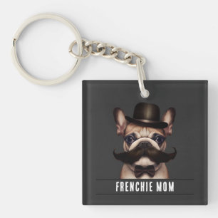 Funky Frenchie Maman Nom personnalisé Double côté