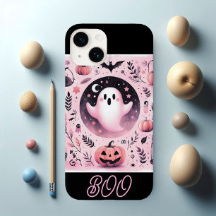 Funky Friendly Boo Spooky Kürbislaternen Pastel Case-Mate iPhone 14 Hülle