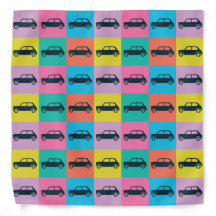 Funky Fun Checkerboard Mini Cooper