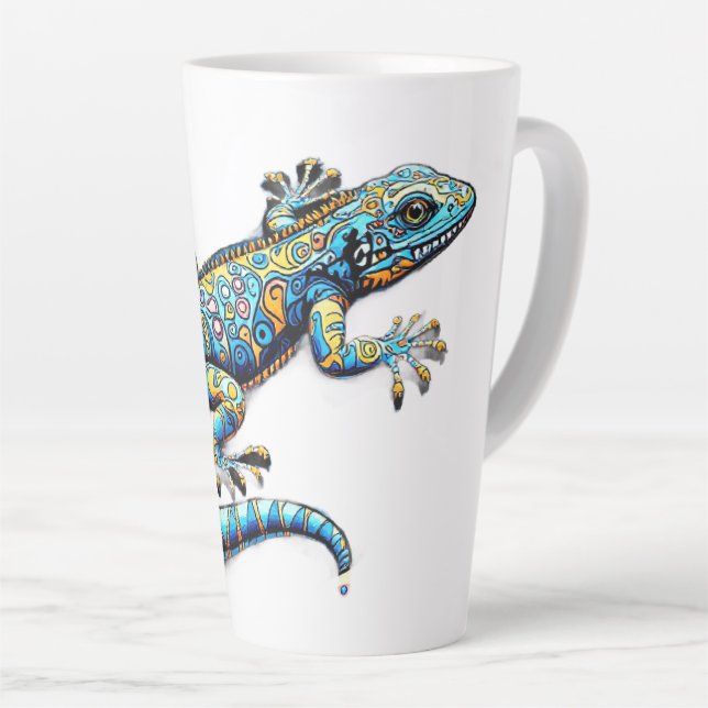 Funky Gecko Design  Milchtasse (Rechte Ecke)