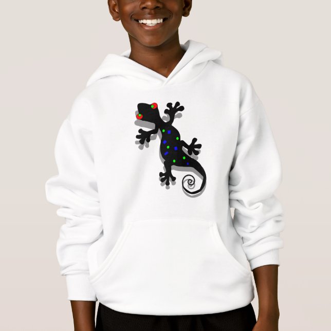 Funky Gecko Sweatshirt pour enfants (Devant)