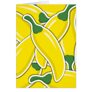 Funky gelbe Chili-Paprikaschoten