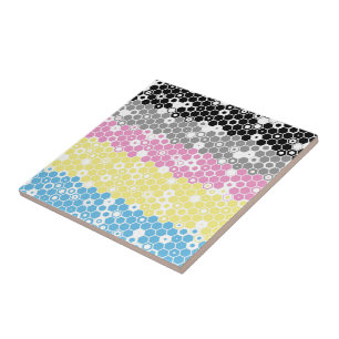 Funky geometrische Mod-Abstrakte Polygender-Stolzf Fliese