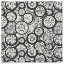 Funky geometrisches afrikanisches Schwarzweißmuste