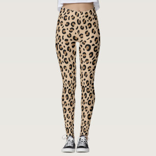 funky Gepard Leopard Muster Leggings