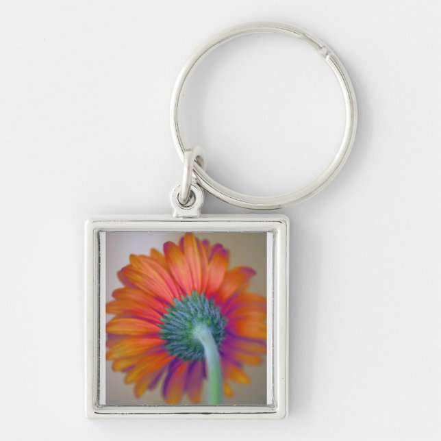 Funky Gerbera Schlüsselanhänger (Vorne)