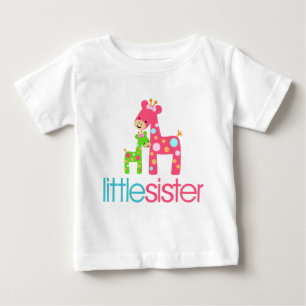 Funky Giraffe Little Sister Tshirt