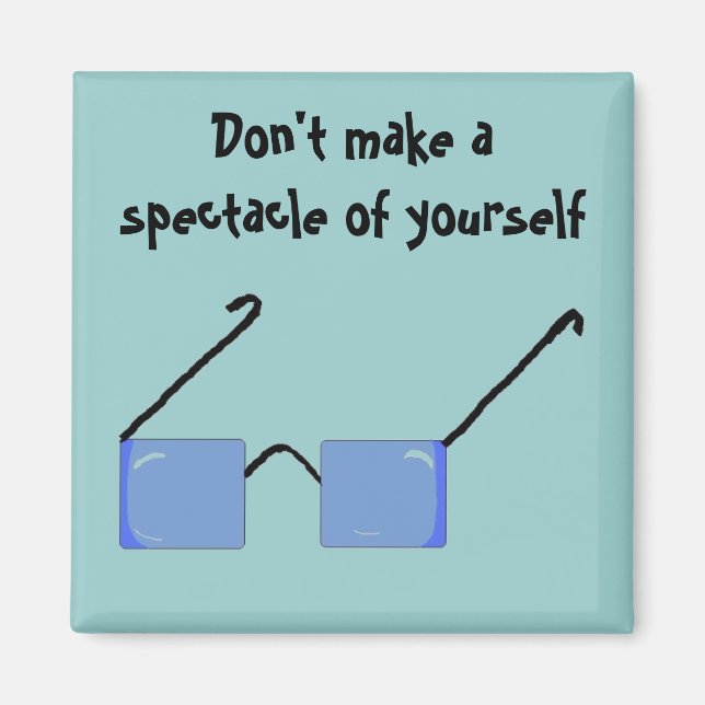 Funky Glasses Magnet (Vorne)