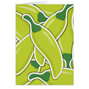 Funky green Chili Paprikaschoten