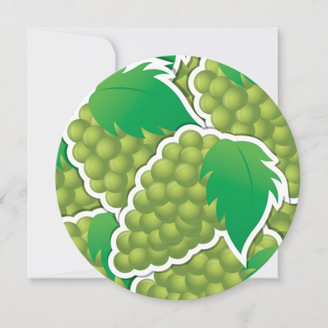 Funky green Trauben (Vorderseite)