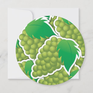 Funky green Trauben