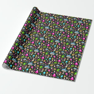 Funky Groovy Mushroom Geschenkpapier