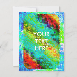 Funky Grunge Blank Card Feiertagskarte