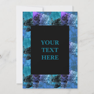 Funky Halftone Zine Style Grunge Invitation