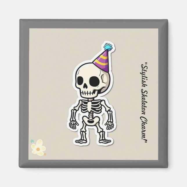 "Funky Halloween Character" Magnet (Vorne)