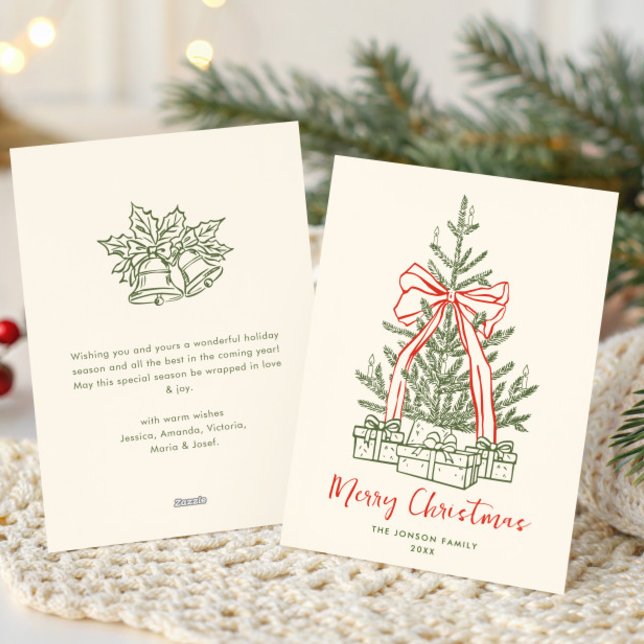 Funky Hand Drawn Scribble Retro Weihnachten (Von Creator hochgeladen)