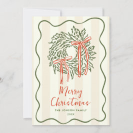 Funky Hand Drawn Scribble Retro Weihnachten